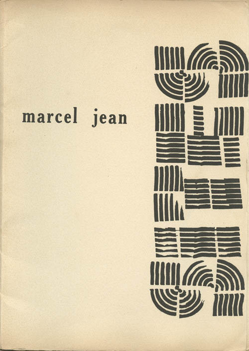Marcel Jean - Sites - 1953 portfolio front cover